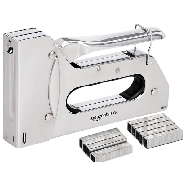 Amazon Basics Manual Staple Gun With 1000 Staples