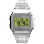 Timex T80 34mm Stainless Steel Bracelet Silver-Tone Watch