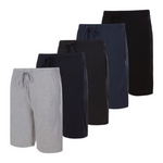 5-Pack Men's French Terry Lounge Shorts With Pockets