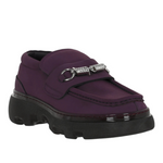 Burberry Men's Creeper Clamp Loafers (Aubergine)