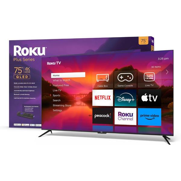 Roku 75R6A5R 75" 4K Ultra HDR Smart QLED Roku TV