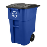 Rubbermaid Commercial Products Brute Rollout Heavy-Duty Trash Can