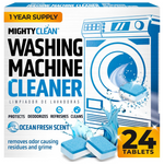 24-Pack Mighty Clean Septic Safe Washing Machine Cleaning Tablets