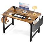 Computer Small 40" Office Desk With Headphone Hooks & Bag