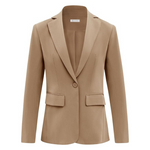 Cicy Bell Women's Work Long Sleeve Open Front Suit Blazers