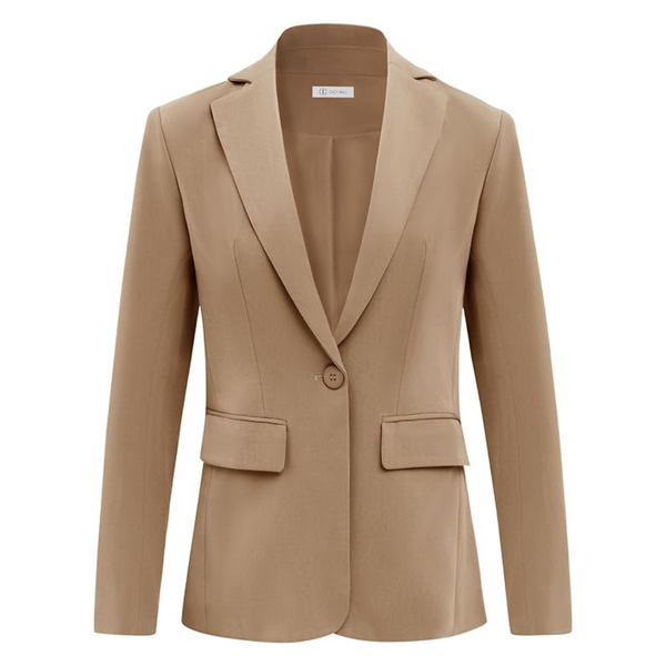 Cicy Bell Women's Work Long Sleeve Open Front Suit Blazers