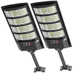 2-Pack IP67 Waterproof Super Brght Solar Street Lights