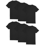 6-Pack Men's Stay Tucked Crew Underwear Classic Fit T-shirt