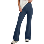 Hanes Women's Originals Jersey Bell Bottom Stretch Pants