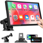 7" Portable Touch Screen Car Stereo with Wireless Carplay