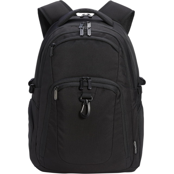 17" Amazon Basics Travel Laptop Backpack (Black)