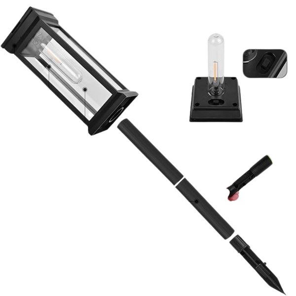 8-Pack Outdoor Solar Powered Garden Pathway Bright Lights