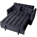 3-in-1 Convertible Sofa Bed with Adjustable Backrest