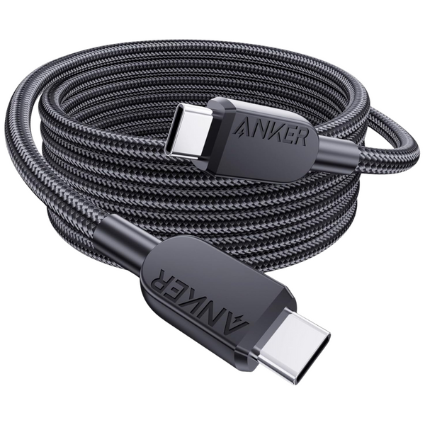 2-Pack 6ft Anker 40W High-Powered USB-C To USB-C Cable