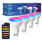 4-Pack Lepro BG1 AI GU10 Changing LED Smart Bulbs