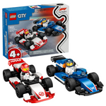 LEGO City F1 Williams Racing & Haas F1 Race Car Toys