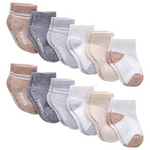 Hanes Non-Slip Grip Ankle Socks (12 Pack)