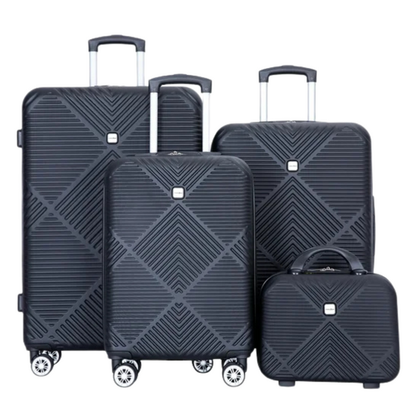 4-Piece Tripcomp Suitcase Set w/Spinner Wheels (Various Colors)