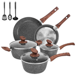 11-Piece Ceramic-Coated Cookware Collection