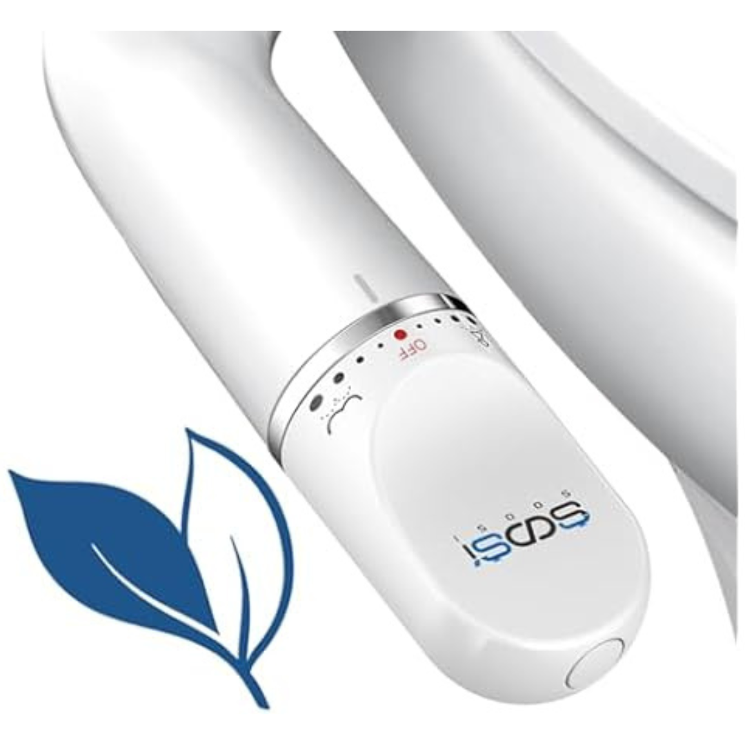 Soosi Ultra-Slim Dual Nozzles Toilet Bidet Attachment