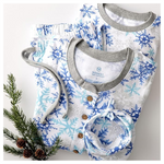 HonestBaby Family Matching Organic Cotton Holiday Pajamas