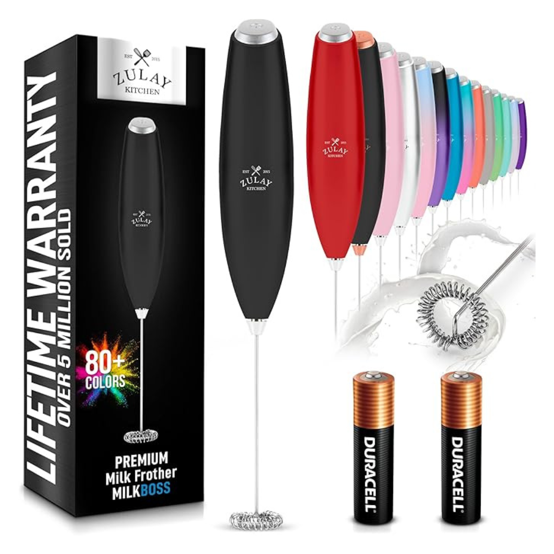 Powerful Milk Frother With Upgraded Titanium Motor
