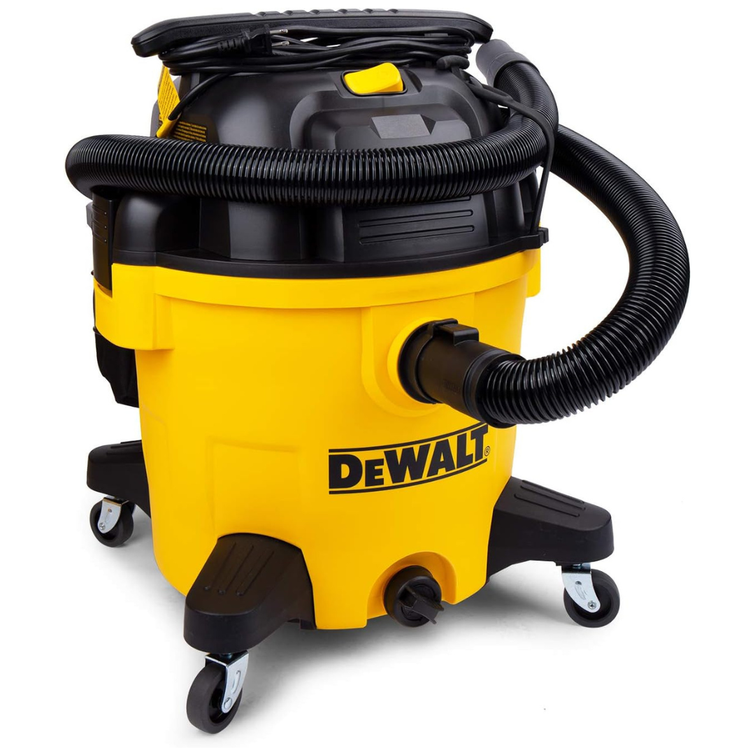 DEWALT DXV10P 10 Gallon Poly Wet Dry Vacuum (Yellow)