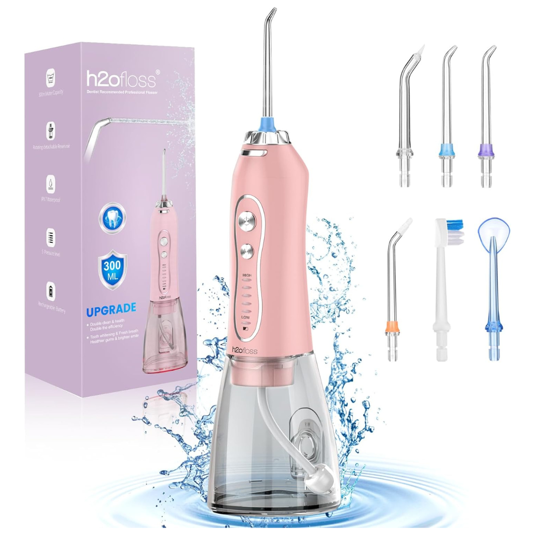 H2ofloss Cordless Rechargeable Water Dental Flosser