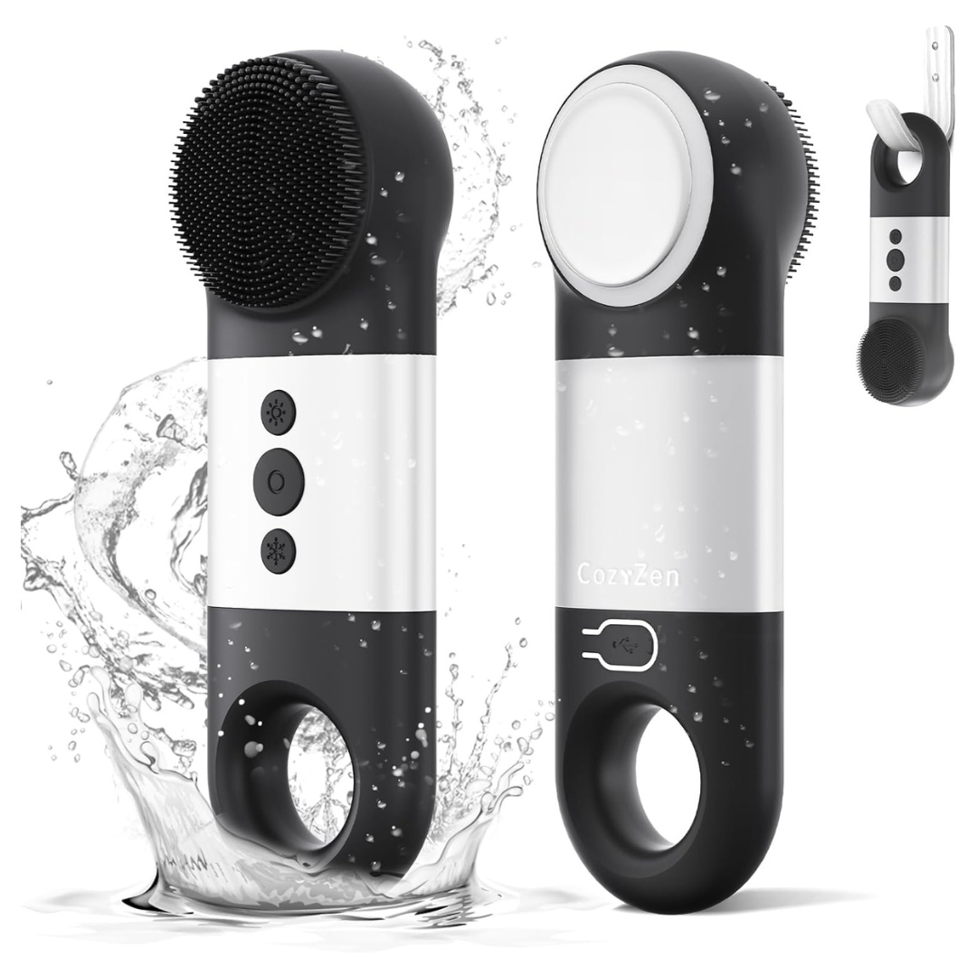 IPX7 Waterproof And Rechargeable Silicone Face Scrubber (2-Colors)