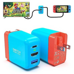 Mirabox 36W Portable TV Dock Charger For Nintendo Switch With USB-C Cable