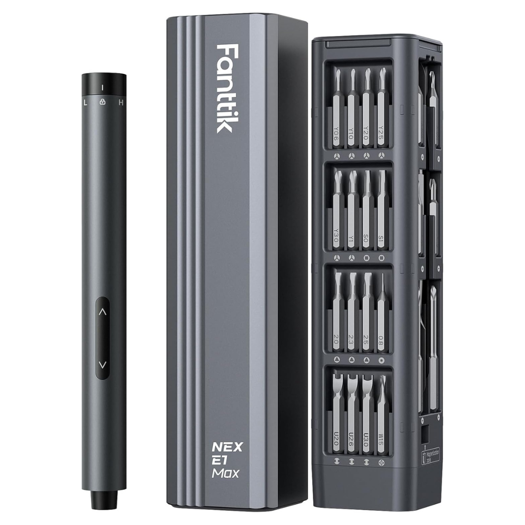 E1 Max Mini Electric Cordless Screwdriver Set With 50 Bits