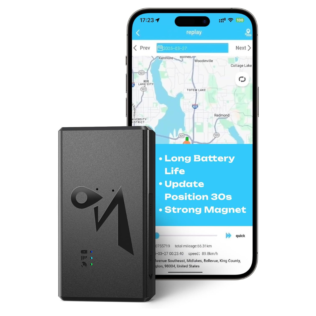 4G LTE GPS Tracker With Magnetic For Vehicles & Cars