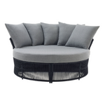 Mainstays Logan Outdoor Daybed (Black And Dark Gray)