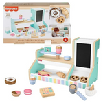 20-Piece Fisher-Price Wood Pretend Play Coffee Shop