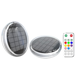 2-Pack Solar Floating RGB Pool Lights With Remote Control