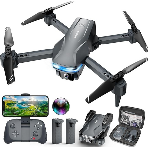 1080P HD Wi-Fi Bluetooth Foldable Drone w/ Camera & 360 deg. Flip