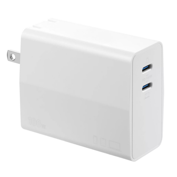 Insignia 100W Dual Port USB-C Compact Wall Charger Kit
