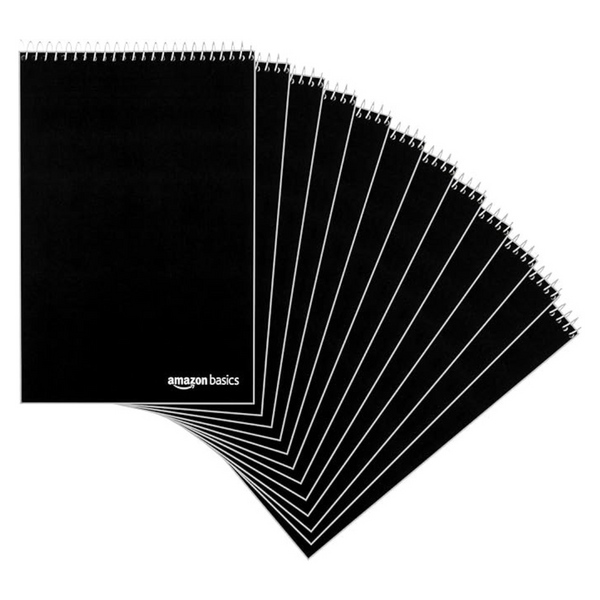 12-Pack 6" x 9" Amazon Basics Steno Books