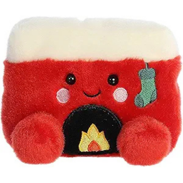 Aurora 5'' Festive Palm Pals Cozy Fireplace Stuffed Animal