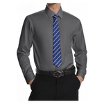 Lorenzo Bruno Stretch Wrinkle Free Men's Dress Shirt