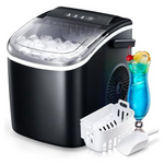 R.W.FLAME Ice Makers Countertop With Handle