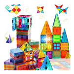 48-Piece Magnetic Tiles Toddler Building Blocks Montessori Toys