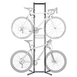 Delta Cycle Tool-Free Adjustable Bike Floor Stand With Basket