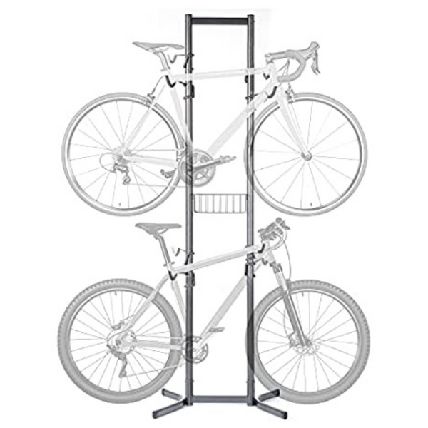 Delta Cycle Tool-Free Adjustable Bike Floor Stand With Basket