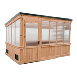 Backyard Discovery Zalie 11.2 L x 7.2 W x 7.9 H Brown Greenhouse Kit