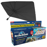 Ontel Brella Car Windshield Sun Shade Shield By Arctic Air (31" x 57")