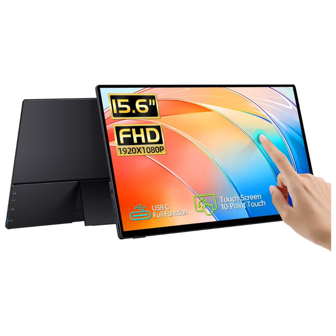 Caperave CF15T-1 15.6" Portable Touchscreen FHD Monitor