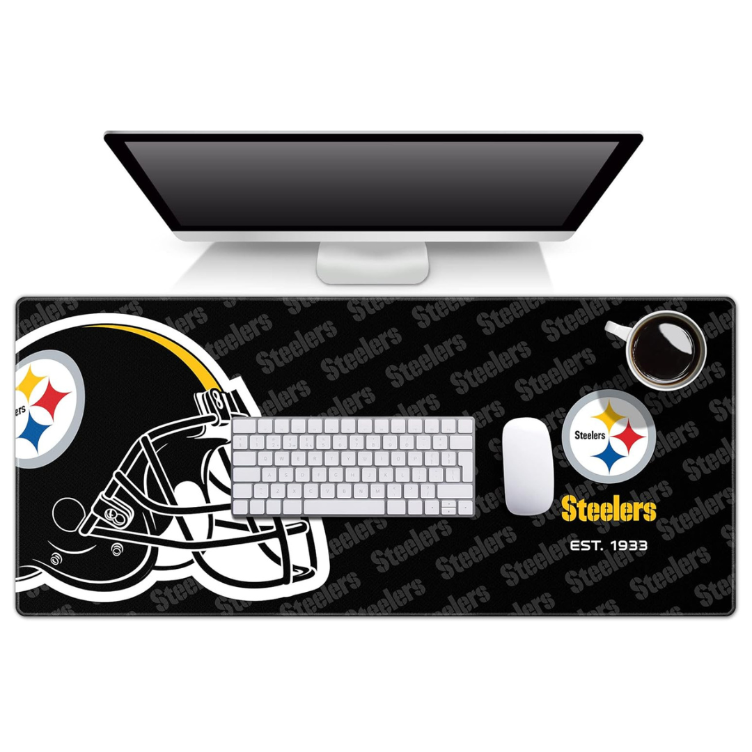 YouTheFan NFL Pittsburgh Steelers Logo Series Desk Pad