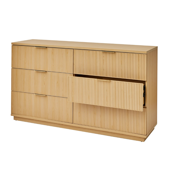 Better Homes & Gardens Lillian Fluted 6 Drawer Dresser (3 Colors)