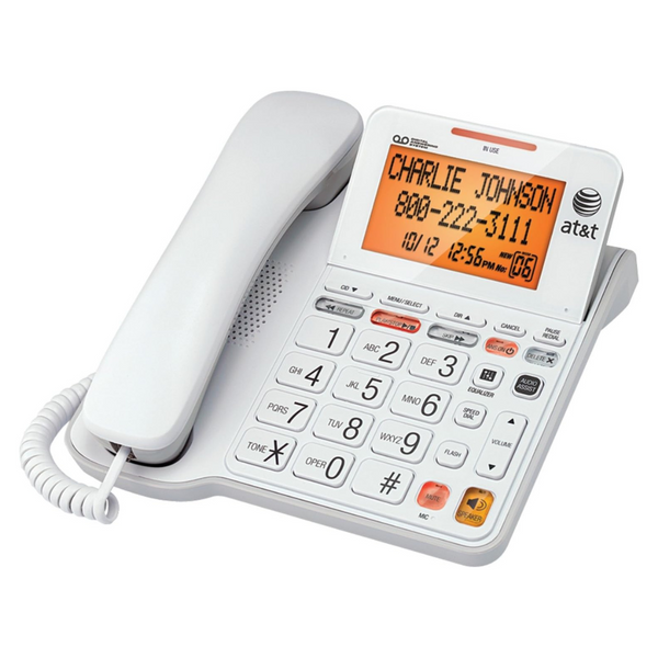 AT&T CL4940 Corded Standard Phone With Answering System